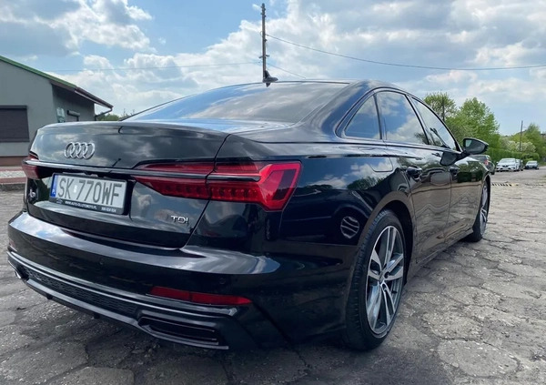 Audi A6 cena 149900 przebieg: 125000, rok produkcji 2019 z Poręba małe 56
